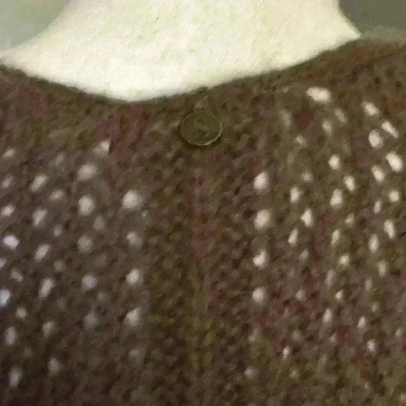 Soft Surroundings Brown Chunky Cable Knit Sweater Size M - Picture 7 of 8